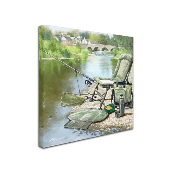 The Macneil Studio 'Fishing' Canvas Art,18x18